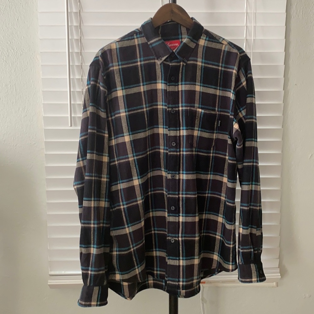Supreme Large Long sleeve button up